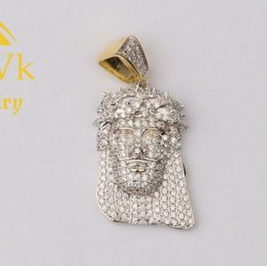 Iced Out Custom Jesus Face Pave Pendant